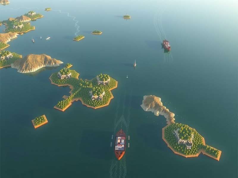 Kerala Coastal Cruise in-game map showing backwaters and coastal towns